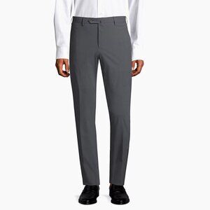 PT Torino Super Slim Pants Trousers Mens 50 34 Charcoal Gray Wool Super 130's